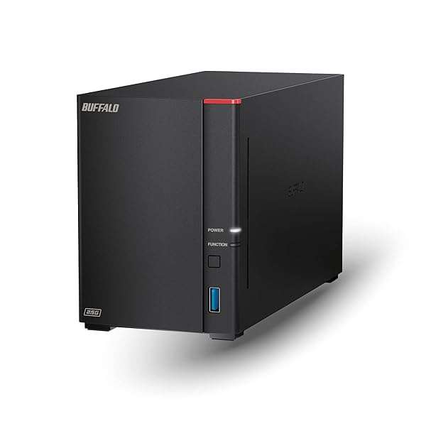 BUFFALO BUFFALO LinkStation 720: 16TB 2-Bay NAS for Home Office - Private Cloud & Media Server Storage - View 2 of 8