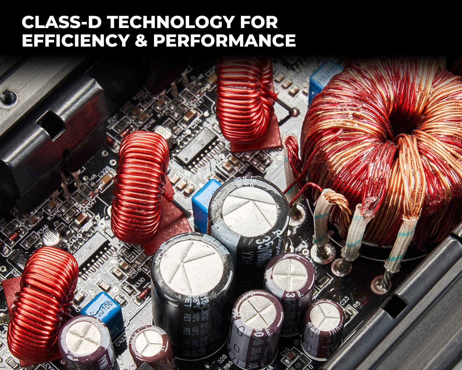 NVX MVPA6 900W 6-Channel Bridgeable Marine Amplifier Compact Waterproof for Powersports and Car Audio - View 3 of 9