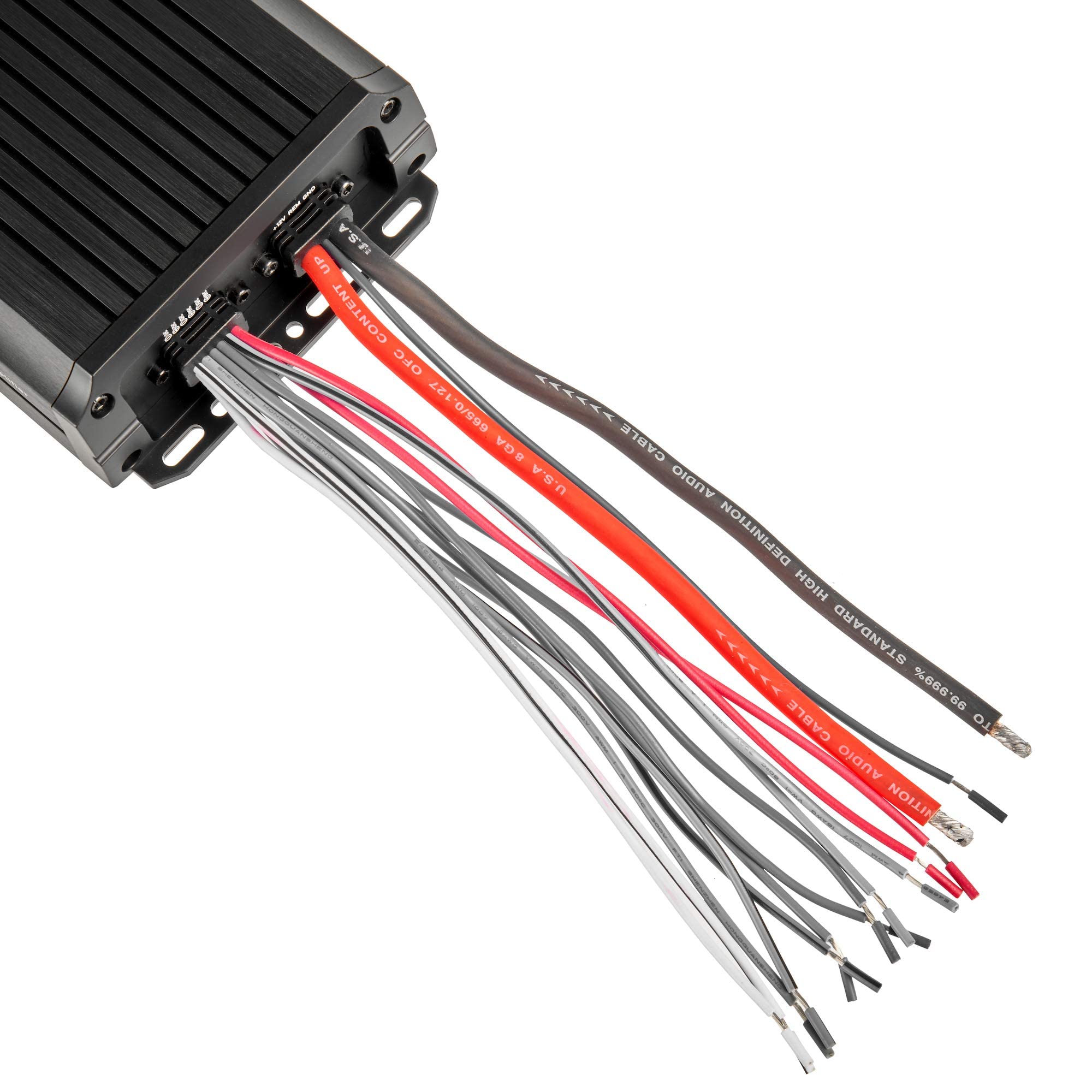 NVX MVPA6 900W 6-Channel Bridgeable Marine Amplifier Compact Waterproof for Powersports and Car Audio - View 7 of 9