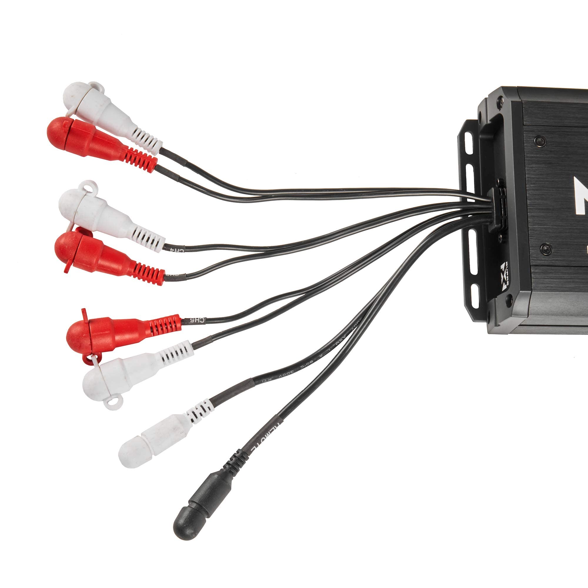 NVX MVPA6 900W 6-Channel Bridgeable Marine Amplifier Compact Waterproof for Powersports and Car Audio - View 8 of 9