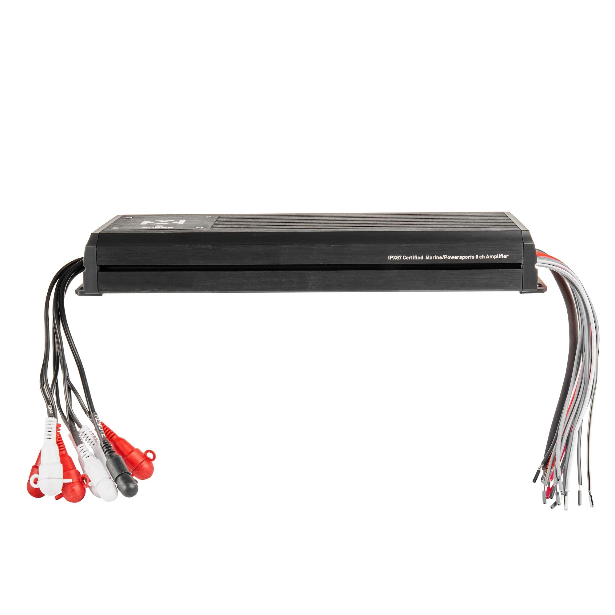 NVX MVPA6 900W 6-Channel Bridgeable Marine Amplifier Compact Waterproof for Powersports and Car Audio - View 9 of 9