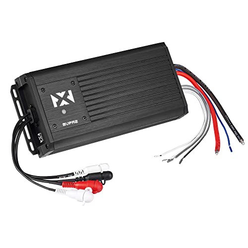 NVX NVX MVPA2 1200W Peak 600W RMS 2-Channel Bridgeable Marine Amplifier Compact IPX67 Waterproof for Marine Powersports Motorcycle - View 6 of 10