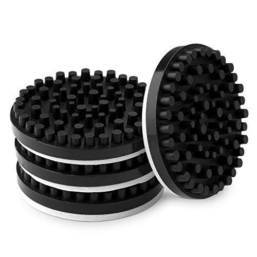 kwmobile KWMobile Turntable Isolation Feet - 4 Pack Silicone Anti-Vibration Pads for HiFi Audio Systems & Record Players