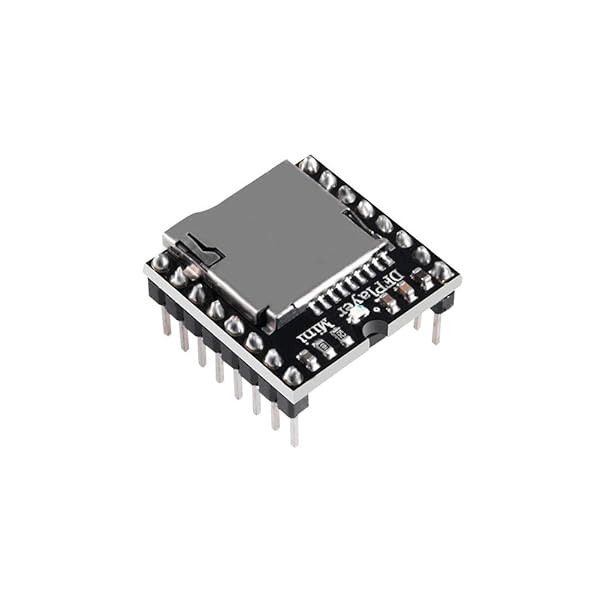AOICRIE AOICRIE 4pcs DFPlayer Mini MP3 Player Module for Arduino DIY Voice Module with TF Card and U Disk Support - View 3 of 7