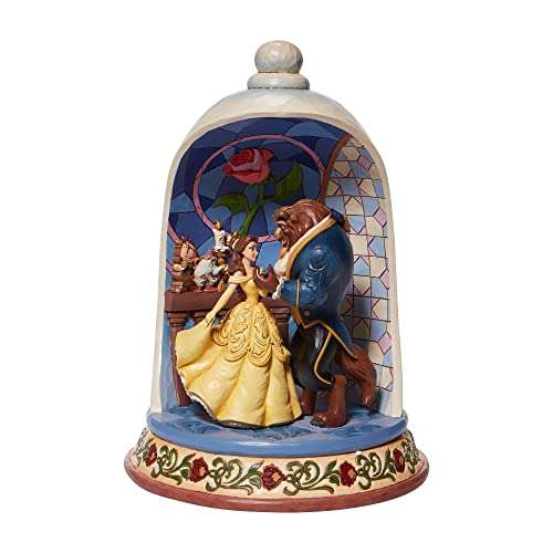 Enesco Enesco Disney Traditions Jim Shore Beauty and the Beast Rose Dome Figurine - 10.3 Inch Multicolor Collectible - View 2 of 6
