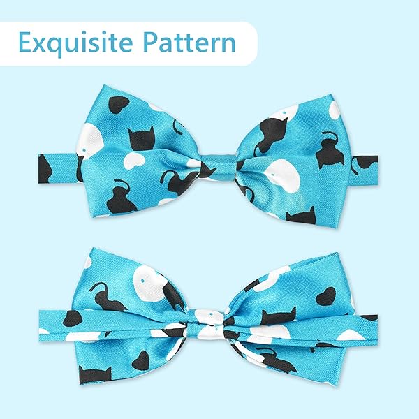 Segarty Segarty Bow Ties for Dogs Bulk 40pcs Adjustable Collar Bowties for Medium Small Dogs Perfect Grooming Shop Accessory Gift - View 4 of 8