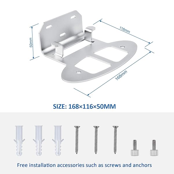 PETIMETI PETIMETI Wall Mount for Netgear Orbi WiFi 6 Router Sturdy Metal Stand Compatible with RBK753 RBK852 RBK853 RBS750 RBK752 RBK850 RBS751 - View 5 of 8