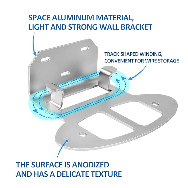 PETIMETI PETIMETI Wall Mount for Netgear Orbi WiFi 6 Router Sturdy Metal Stand Compatible with RBK753 RBK852 RBK853 RBS750 RBK752 RBK850 RBS751 - View 6 of 8
