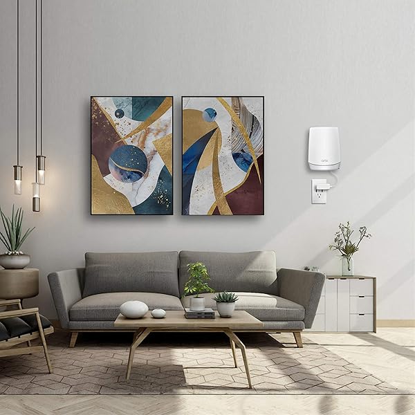 PETIMETI PETIMETI Wall Mount for Netgear Orbi WiFi 6 Router Sturdy Metal Stand Compatible with RBK753 RBK852 RBK853 RBS750 RBK752 RBK850 RBS751 - View 8 of 8