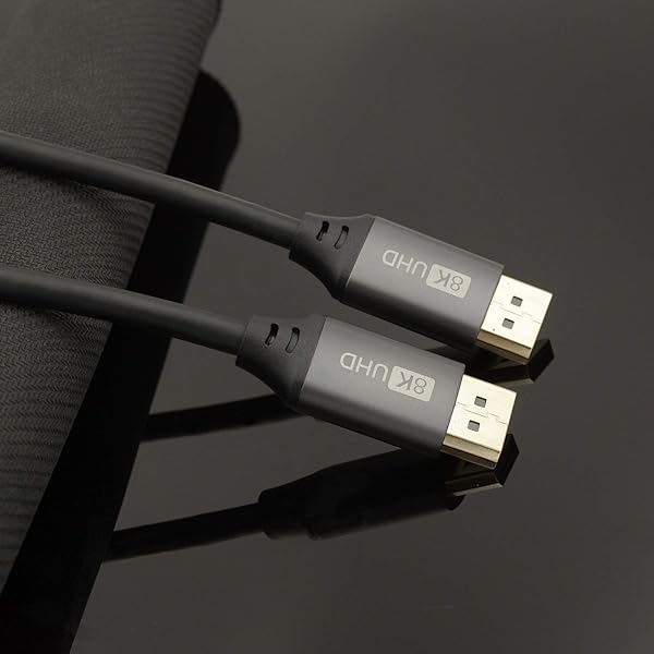 Aieloar Aieloar 8K Display Port Cable 1.4 8K 60Hz 32.4Gbps Backward Compatible for PC Laptop HDTV 5M 16FT - View 9 of 9