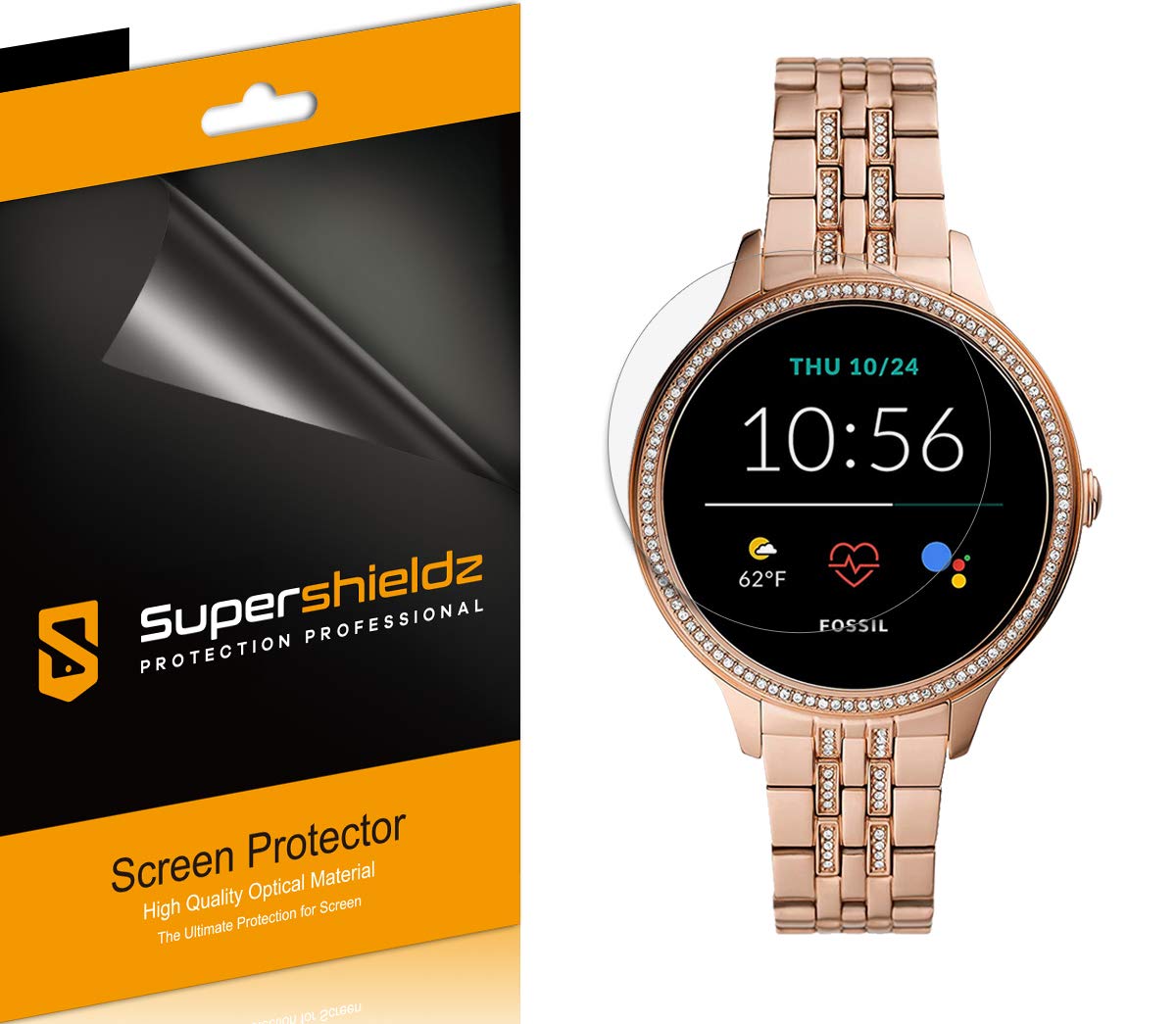 Supershieldz 6 Pack Screen Protector for Fossil Women's Gen 5E 42mm Smartwatch Anti Glare Anti Fingerprint Matte Shield