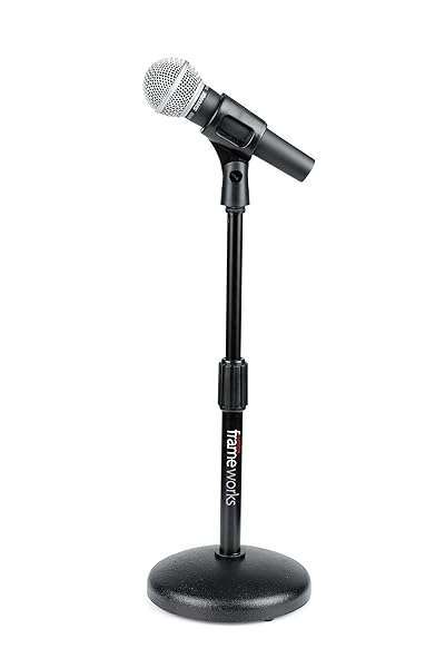 Gator Frameworks Buy Gator Frameworks Desktop Microphone Stand GFW-MIC-0501 - Adjustable Height & Weighted Base for Stability - View 7 of 11