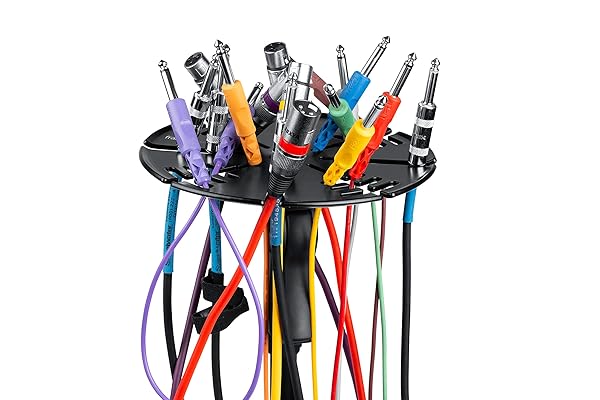 Gator Frameworks Organize Your Cables: Gator Frameworks Microphone Stand Cable Hanger Prevents Kinks & Over-Coiling (GFW-CABLEHNGRTRAY) - View 6 of 9