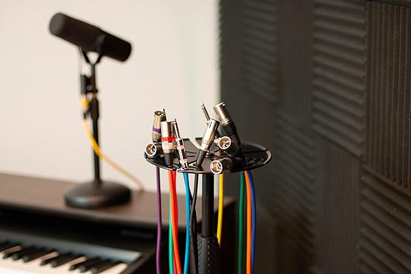 Gator Frameworks Organize Your Cables: Gator Frameworks Microphone Stand Cable Hanger Prevents Kinks & Over-Coiling (GFW-CABLEHNGRTRAY) - View 9 of 9