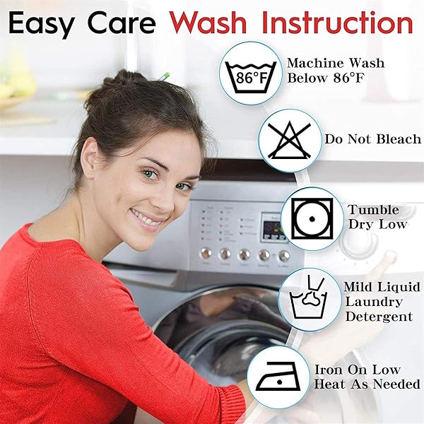 G2000 G2000 Blackout Curtains 63 Inch Teal Greyish White Room Darkening Thermal Insulated Drapes for Bedroom Living Room 2 Panels Set - View 8 of 9