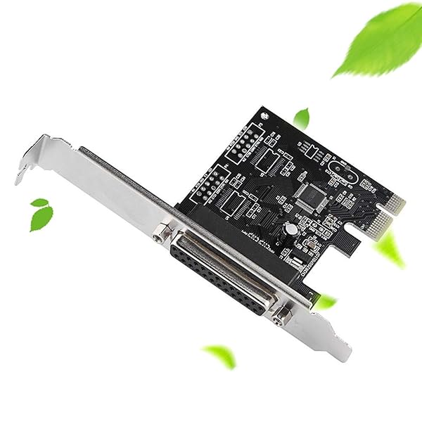PCIE to Parallel Expansion Card PCI Express DB25 LPT Adapter Low Profile for Windows OS X Linux SPP EPP ECP