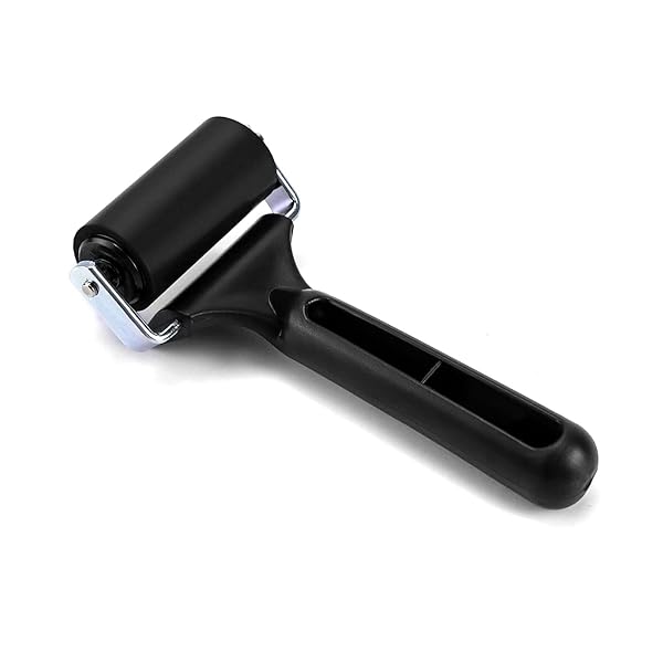 QWORK QWORK Rubber Roller 2-3/8 Inch Tape Roller for Printing Taping Wallpapers and Scrapbooking - View 3 of 9