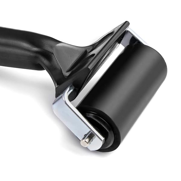 QWORK QWORK Rubber Roller 2-3/8 Inch Tape Roller for Printing Taping Wallpapers and Scrapbooking - View 7 of 9