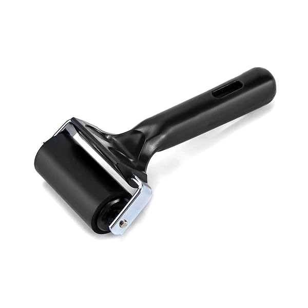 QWORK QWORK Rubber Roller 2-3/8 Inch Tape Roller for Printing Taping Wallpapers and Scrapbooking - View 2 of 9