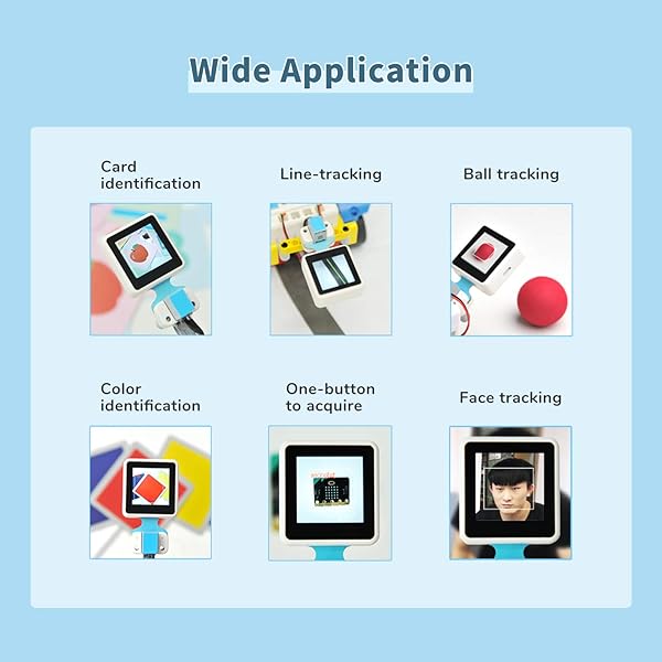 EF ELECFREAKS ELECFREAKS Smart AI Lens Kit Planet X Vision Sensor with Recognition Function for Microbit Expansion Board 1.3 Inch Mini Screen - View 4 of 7