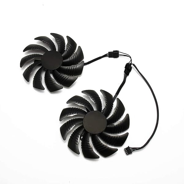NNL NNL 88MM T129215SU PLD09210S12HH 4Pin Cooling Fan for Gigabyte GTX 1050 1060 1070 960 RX 470 480 570 580 Graphics Card Cooler 2 PCS - View 4 of 6