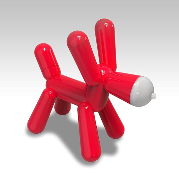 NuOp Design NuOp Design Red Balloon Dog Night Light for Kids Room Decor and Fun Illumination - View 3 of 6
