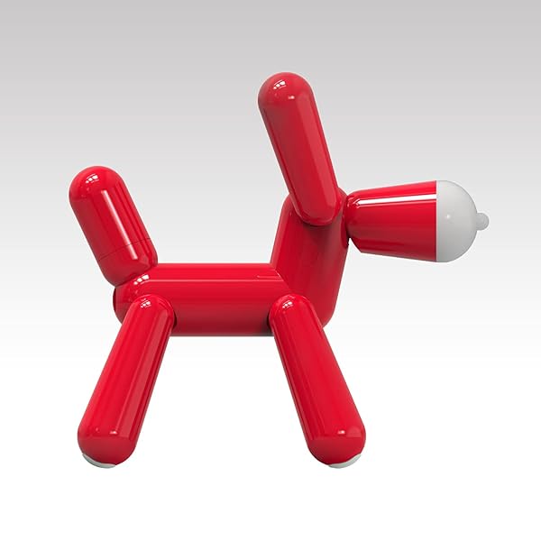NuOp Design NuOp Design Red Balloon Dog Night Light for Kids Room Decor and Fun Illumination - View 4 of 6