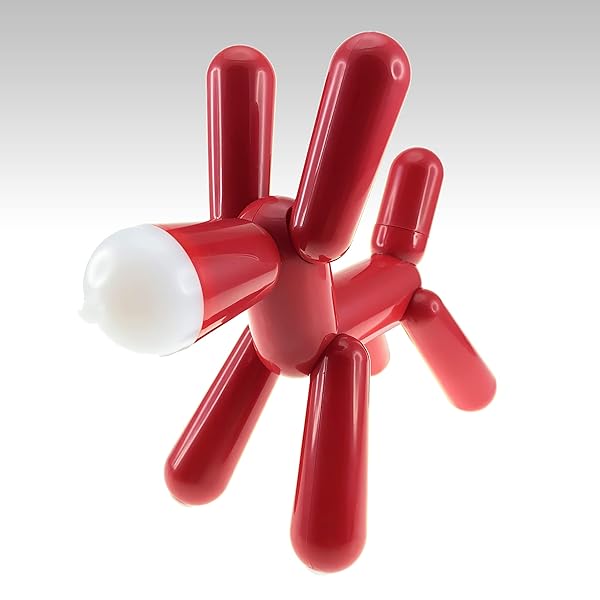 NuOp Design NuOp Design Red Balloon Dog Night Light for Kids Room Decor and Fun Illumination - View 2 of 6