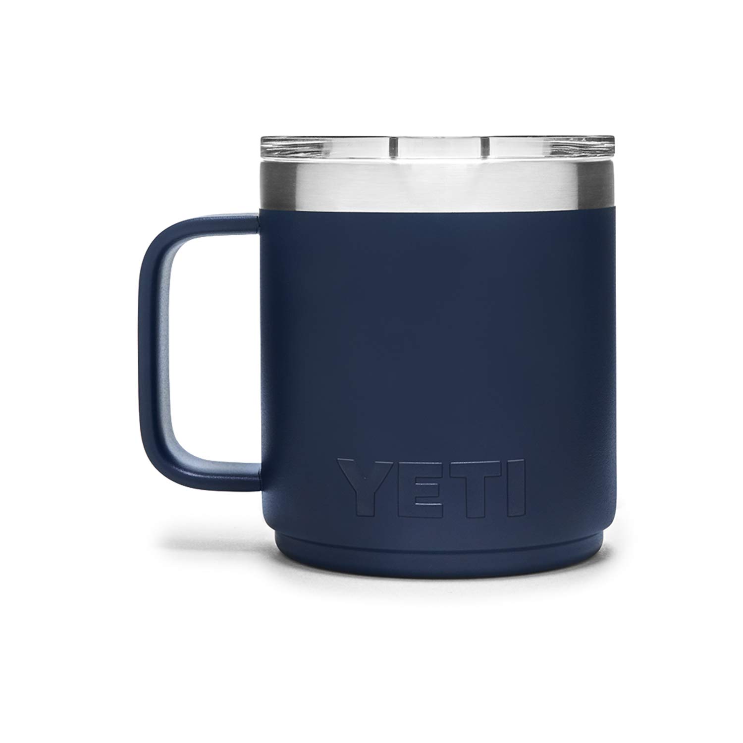 YETI YETI Rambler 10 oz Stackable Mug: Vacuum Insulated Stainless Steel with MagSlider Lid in Navy - View 3 of 7