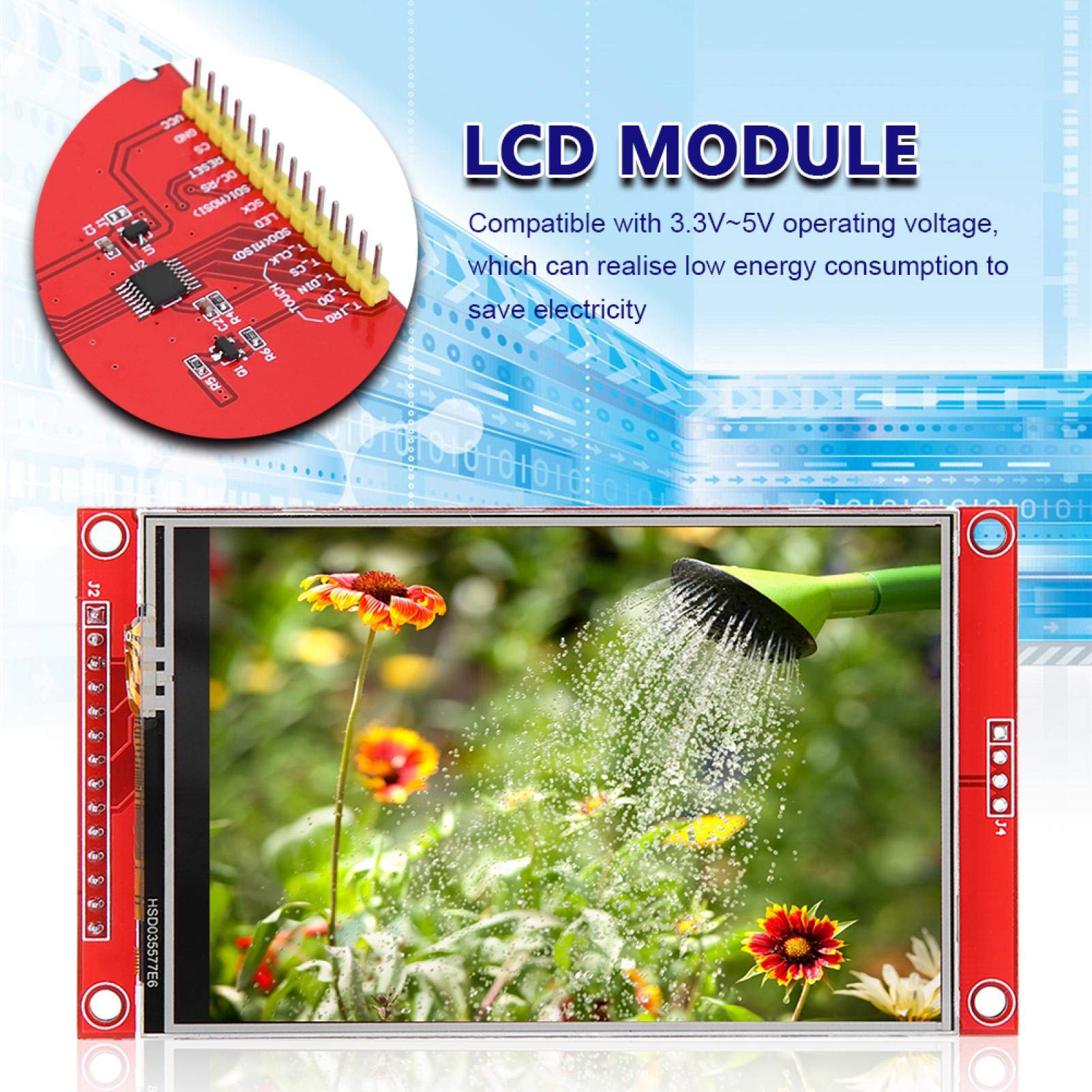 TFT Touch Screen Display Module ILI9488 HD 480x320 3.5in LCD Board for Easy Integration and High Performance - View 4 of 9
