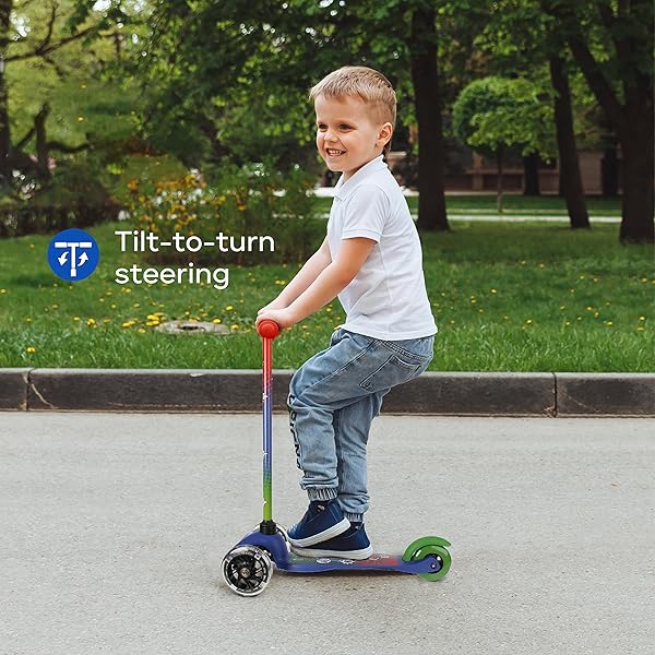 Voyager PJ Mask Self Balancing Kick Scooter with Light Up Wheels Extra Wide Deck for Kids and Toddlers Ages 3 and Up 75 lbs Limit - View 7 of 7