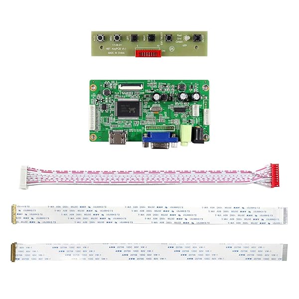 VSDISPLAY VSDISPLAY VGA LCD Controller Board VS-RTD2556HV-V1 for 1920x1080 EDP WLED LCD Screens N116HSE EA1 B140HAN01 B156HAN01 N173HCE E31 - View 4 of 6