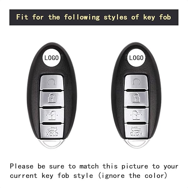 TANGSEN TANGSEN Blue Key Fob Case for Infiniti and Nissan Models Durable Cover for 4 Button Keyless Entry Remote Protection - View 5 of 6