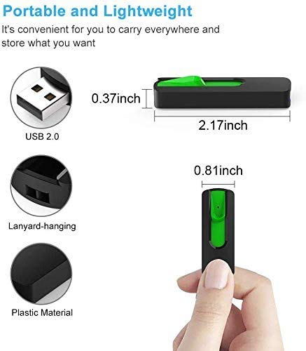 VICFUN VICFUN 5 Pack 64GB USB Flash Drives Retractable USB Memory Stick for Fast Data Storage and Transfer - View 3 of 5