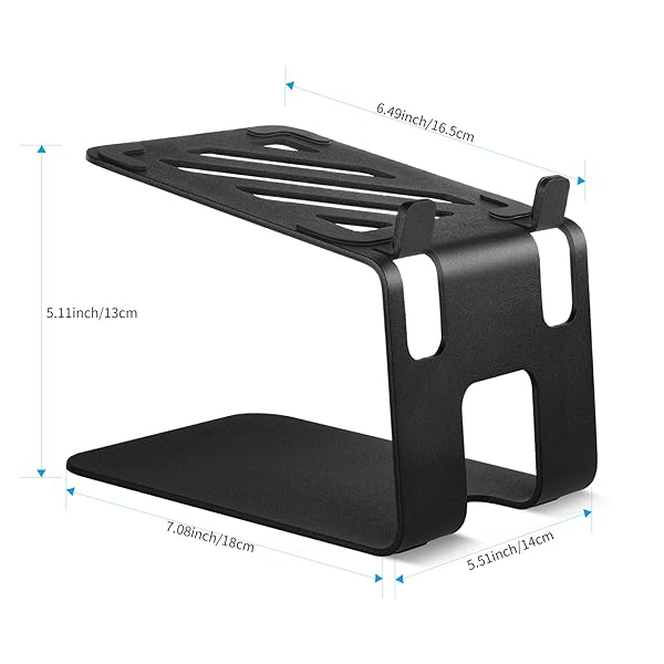 Vaydeer VAYDEER Desktop Speaker Stands with Vibration Absorption Pads for Enhanced Audio Experience and Support Up to 40lbs Pair - View 8 of 9