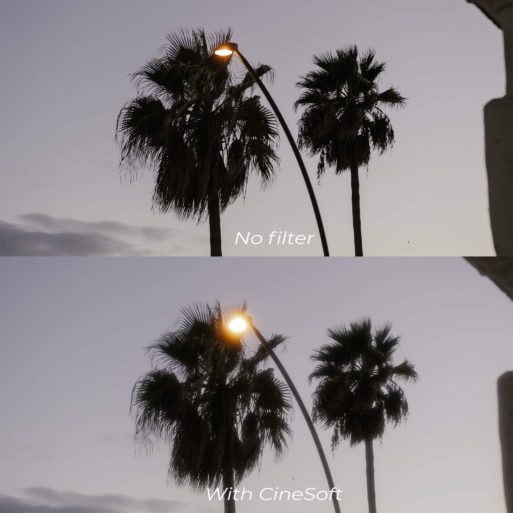 Tide Optics CineSoft 1/4 Lens Filter Diffusion Mist Pro Dream Effect 58mm for Professional Photography - View 4 of 8