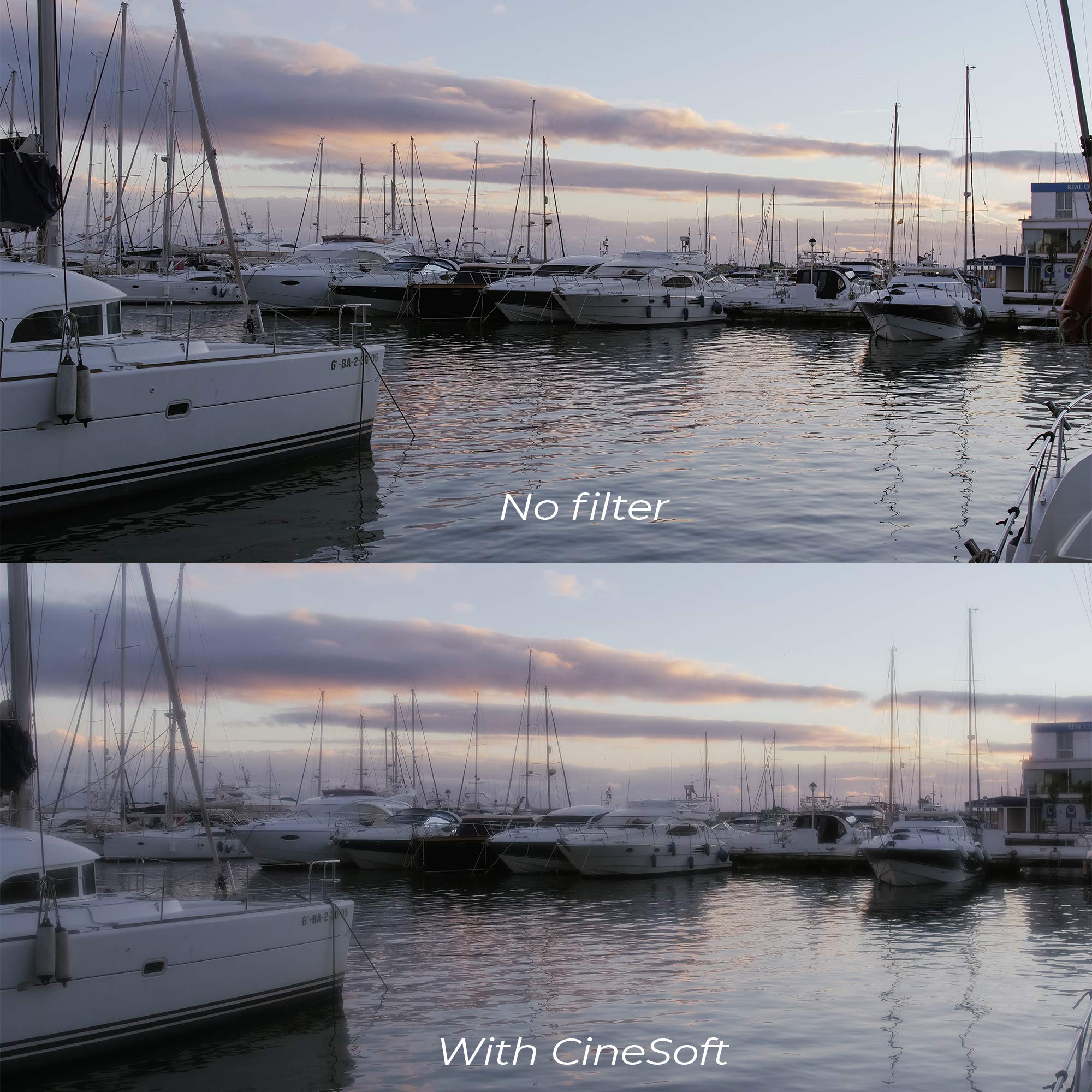 Tide Optics CineSoft 1/4 Lens Filter Diffusion Mist Pro Dream Effect 58mm for Professional Photography - View 5 of 8
