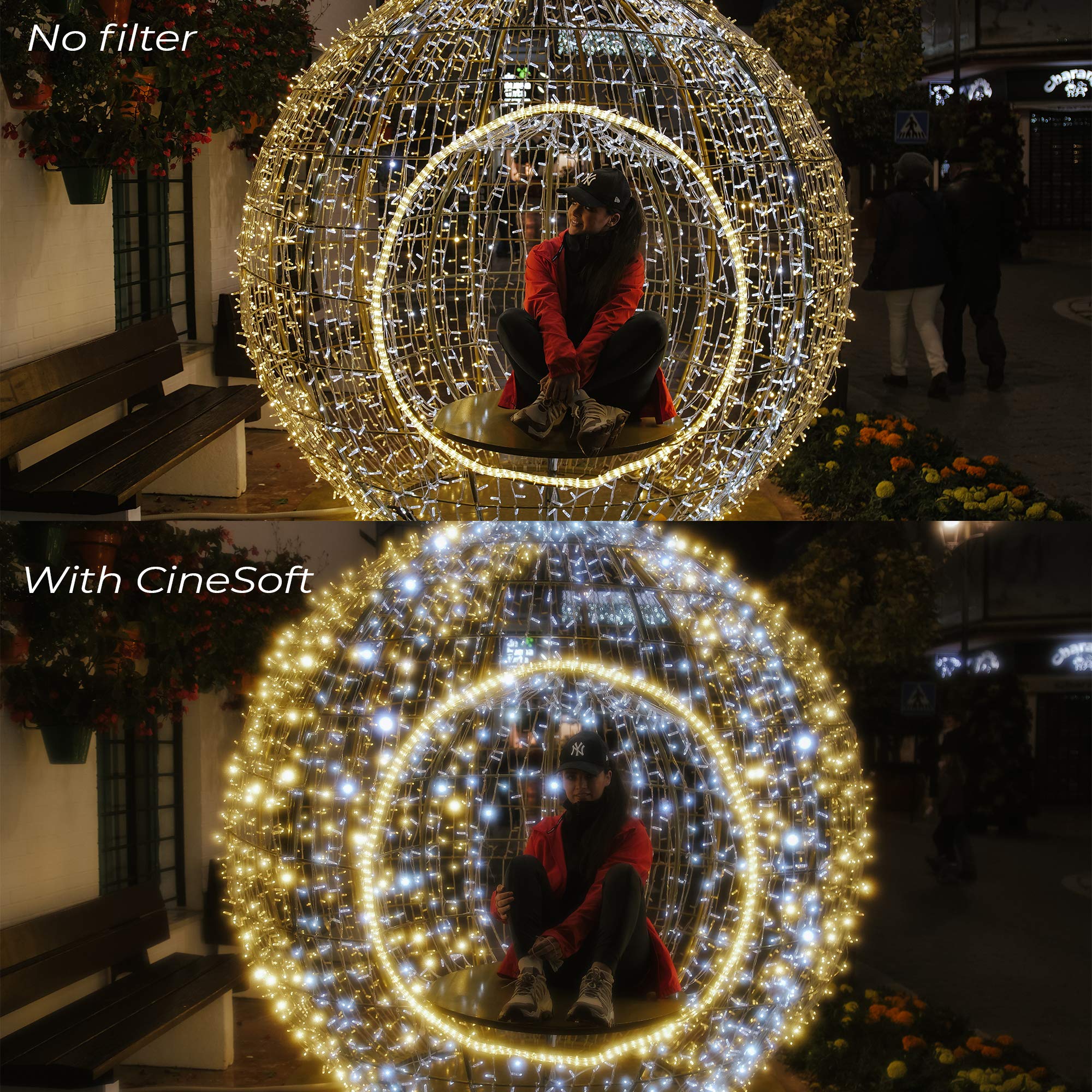 Tide Optics CineSoft 1/4 Lens Filter Diffusion Mist Pro Dream Effect 58mm for Professional Photography - View 7 of 8