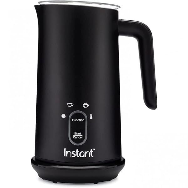 Instant Pot Instant Pot Milk Frother: 4-in-1 Electric Steamer for Lattes, Cappuccinos & More - 10oz Automatic Foam Maker