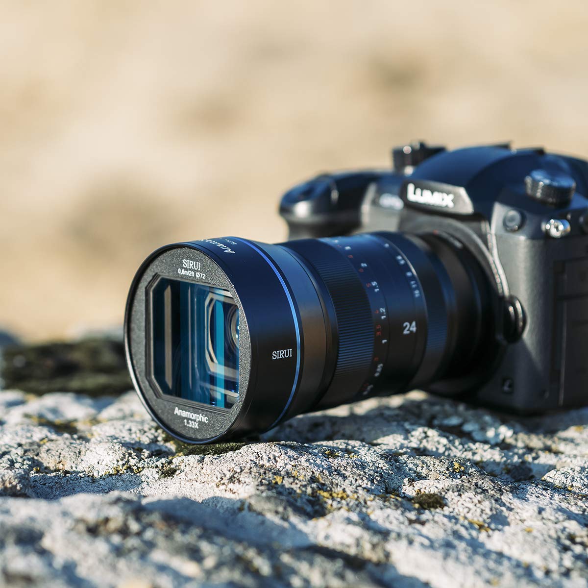 Sirui SIRUI 24mm Anamorphic Lens F2.8 1.33X S35 for Z Mount with Blue Flare Ideal for Cinematic Photography - View 3 of 7