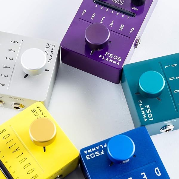 FLAMMA FLAMMA Footswitch Topper Pedal Button Covers for Guitar Effects Anti-Slip Metal Caps Easy Installation Fits Most Pedals - View 7 of 7