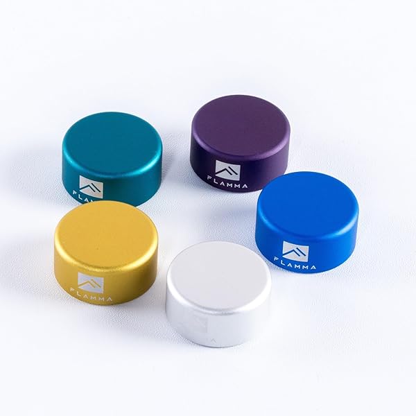 FLAMMA FLAMMA Footswitch Topper Pedal Button Covers for Guitar Effects Anti-Slip Metal Caps Easy Installation Fits Most Pedals - View 2 of 7