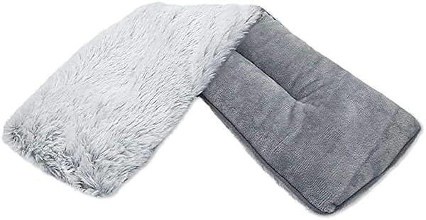 warmies Warmies Marshmallow Gray Neck Wrap: Microwavable & Freezable Lavender Therapy for Pain Relief - View 3 of 4