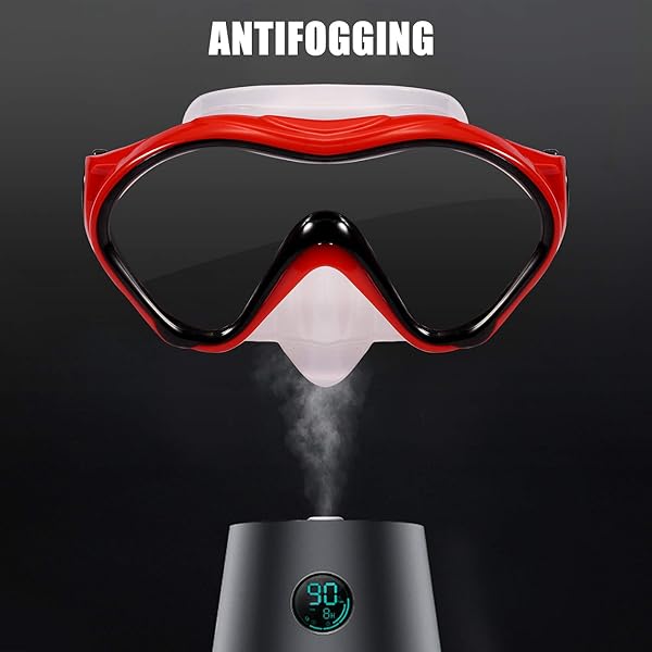 Fpxnb FPXNB Kids Swim Mask Swimming Goggles with Nose Cover Anti-Fog Waterproof Snorkel Mask for Youth Children and Teens 180 Degree View Angle - View 5 of 7