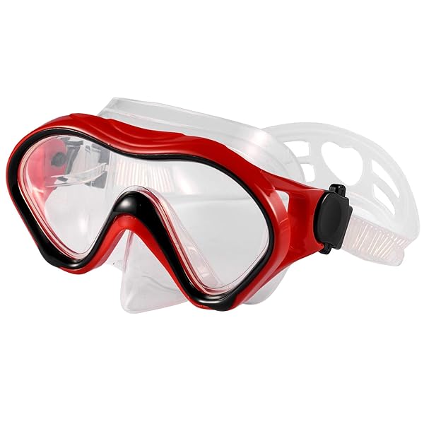 Fpxnb FPXNB Kids Swim Mask Swimming Goggles with Nose Cover Anti-Fog Waterproof Snorkel Mask for Youth Children and Teens 180 Degree View Angle - View 2 of 7