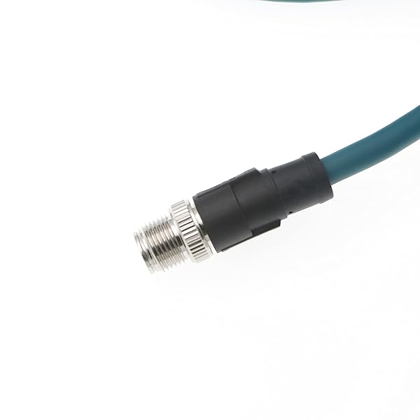 Uonecn Uonecn M12 8-PIN X-Code Male to RJ45 Shielded Ethernet Power Cable for Cognex Camera 3 Meters - View 6 of 6