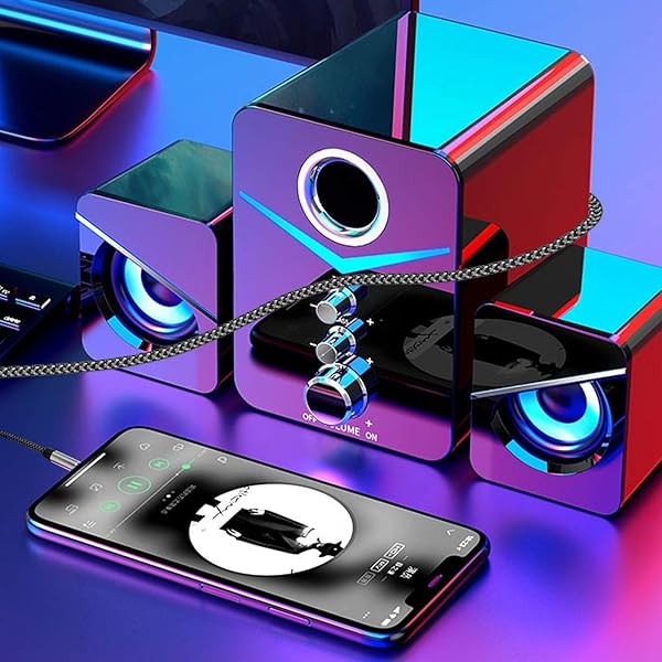 Nanxudyj Nanxudyj 3.5mm to 2RCA Audio Cable 20ft Nylon Braided for Stereo Receiver Speaker Smartphone Tablet HDTV MP3 Player and More - View 7 of 7