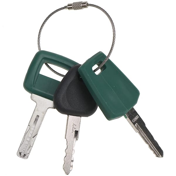 Solarhome Solarhome Set of 3 Ignition Keys for Excavators and Heavy Equipment Master Key Set for Construction Loader Truck - View 3 of 6