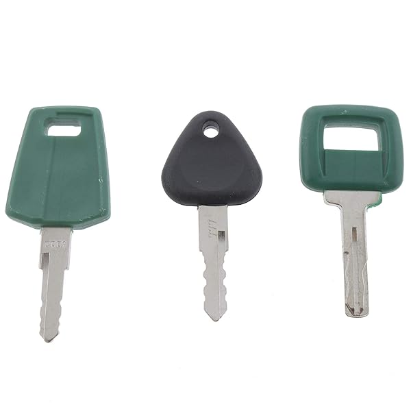 Solarhome Solarhome Set of 3 Ignition Keys for Excavators and Heavy Equipment Master Key Set for Construction Loader Truck - View 5 of 6