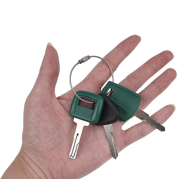 Solarhome Solarhome Set of 3 Ignition Keys for Excavators and Heavy Equipment Master Key Set for Construction Loader Truck - View 2 of 6